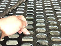 heavy perforated metal plate